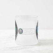 Givré Célébrez la tasse décorée d'un monogramme de (Centre)