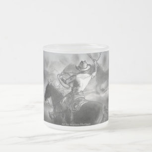 Givré Cowboy sur la tasse Roping de tasse de café de