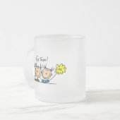 Givré Disparaissent les chiffres tasse de bâton d'équipe (Devant gauche)