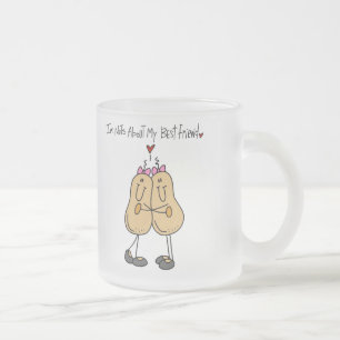 Givré Écrous au sujet de tasse de meilleur ami