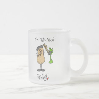Givré Écrous au sujet de tasse de peinture