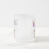 Givré Fille avec la tasse de sac à dos (Centre)