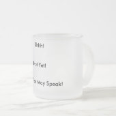 Givré Grande tasse de café givrée (Devant droit)