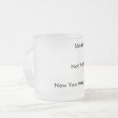 Givré Grande tasse de café givrée (Devant gauche)