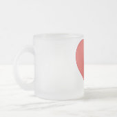 Givré Herz Tasse aus Mattglas (Gauche)