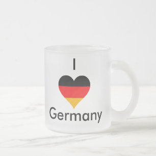 Givré J'aime la tasse en verre de l'Allemagne !