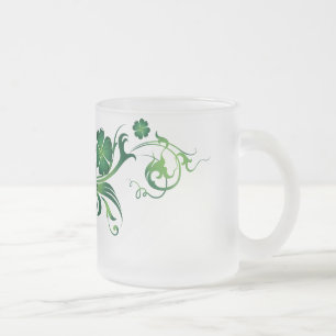 Givré Jolie tasse d'Irlandais de shamrock