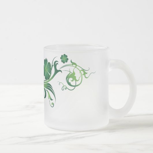 Givré Jolie tasse d'Irlandais de shamrock (Droit)