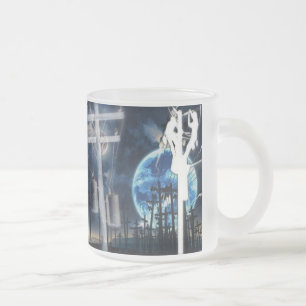 Givré La tasse givrée du monteur de lignes
