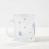 Givré Laissez lui neiger tasse de flocon de neige (Gauche)