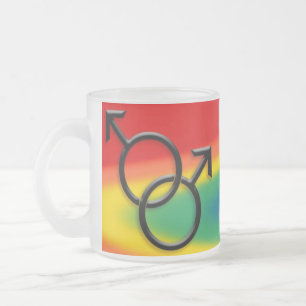 Givré Le gay pride met en forme de tasse des cadeaux du