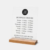 GIVRÉ | Logo et heures d'ouverture | SYMBOLE ACryl (Angle)