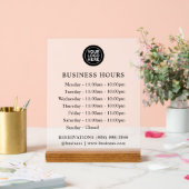 GIVRÉ | Logo et heures d'ouverture | SYMBOLE ACryl (Mariage)