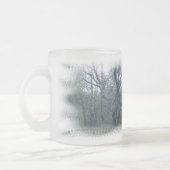 Givré Mousse espagnole sur la tasse givrée par chênes (Gauche)