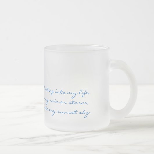 Givré Nuages dans la tasse de ciel (Droit)