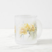 Givré Orchidée de mite jaune en soleil - tasse (Devant droit)
