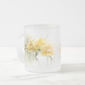 Givré Orchidée de mite jaune en soleil - tasse (Devant gauche)