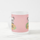 Givré Panda avec la tasse du bon matin (Devant gauche)