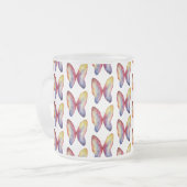 Givré papillons tasse de café (Devant gauche)