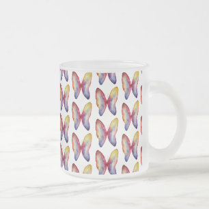 Givré papillons tasse de café