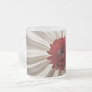 Givré Petite tasse en verre dépoli avec couleurs japanas