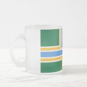 Givré Petite tasse en verre dépoli avec drapeau de Portl (Gauche)