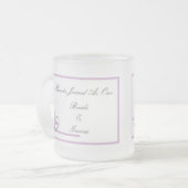 Givré Pourpre de tasse de deux coeurs (Devant gauche)