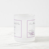 Givré Pourpre de tasse de deux coeurs (Centre)