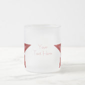Givré Red Star 'Your Text' tasse à deux tons blanc (Centre)