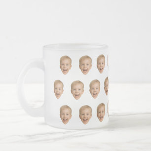 Givré Tasse à Visage Personnalisé, Photo de Visage Perso