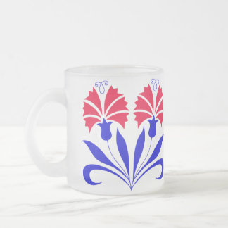 Givré Tasse avec des motifs slovènes dans des couleurs