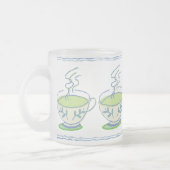 Givré Tasse bleue de service à thé (Gauche)