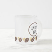 Givré Tasse Café Grain de Café - modifiable pour les cad (Devant droit)