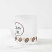Givré Tasse Café Grain de Café - modifiable pour les cad (Devant gauche)