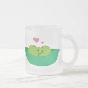 Givré Tasse d'amoureux de cosse de pois