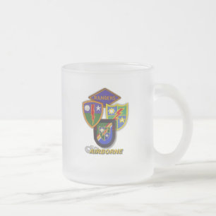 Givré tasse de bière aéroportée de vétérans de l'Ir