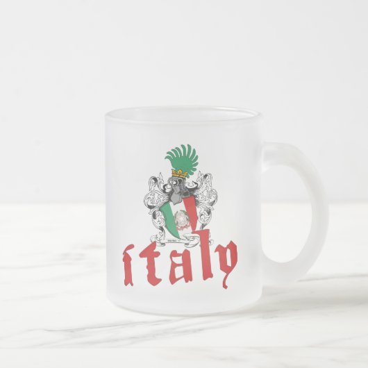 Givré Tasse de bouclier de l'Italie (Droit)