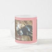 Givré tasse de café 16oz blanc (Devant gauche)