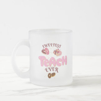 Givré Tasse de café avec beignets mignons "Prof le plus