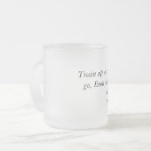 Givré Tasse de café avec le vers de bible (Devant gauche)