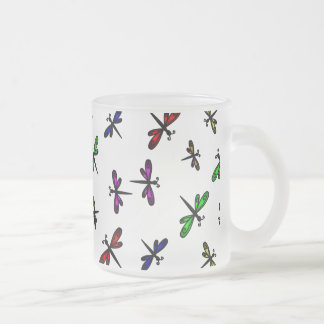 Givré Tasse de café de libellules de danse