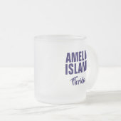 Givré Tasse de café de l'île Amelia Floride (Devant droit)