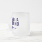 Givré Tasse de café de l'île Amelia Floride (Devant gauche)