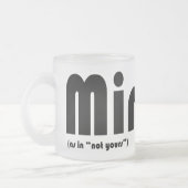 Givré Tasse de café de mine (Gauche)