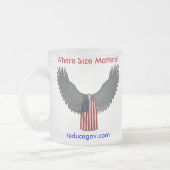 Givré tasse de café de Reducegov.com où la taille (Gauche)