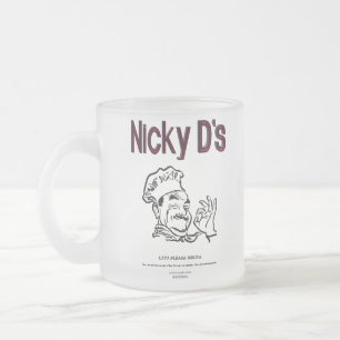 Givré Tasse de café du d de Nicky