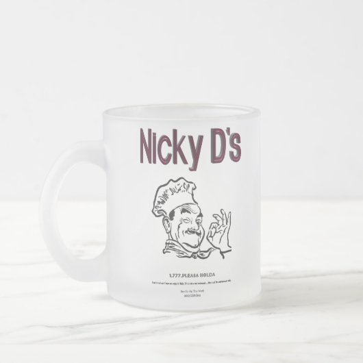 Givré Tasse de café du d de Nicky (Gauche)