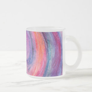 Givré Tasse de café en art abstrait