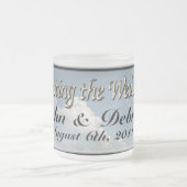 Givré Tasse de café faite sur commande de mariage (Centre)