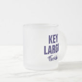 Givré Tasse de café Key Largo Floride (Devant droit)
